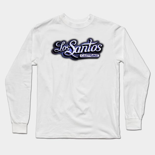 Los Santos Costums Grand Theft Auto V Long Sleeve T-Shirt by R8Designs